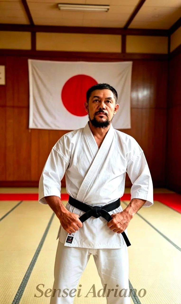 Sensei Adriano, professor de Karatê e Krav Maga da ECVO